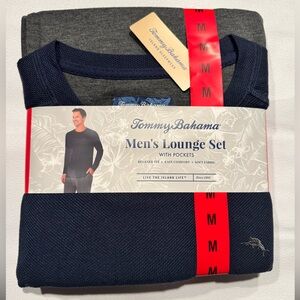 Tommy Bahama Men’s 2-piece Relaxed Fit Logo Embroidered Lounge Set